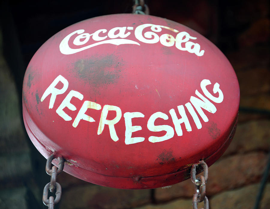 Vintage Coca Cola sign Asia Photograph by David Lee Thompson