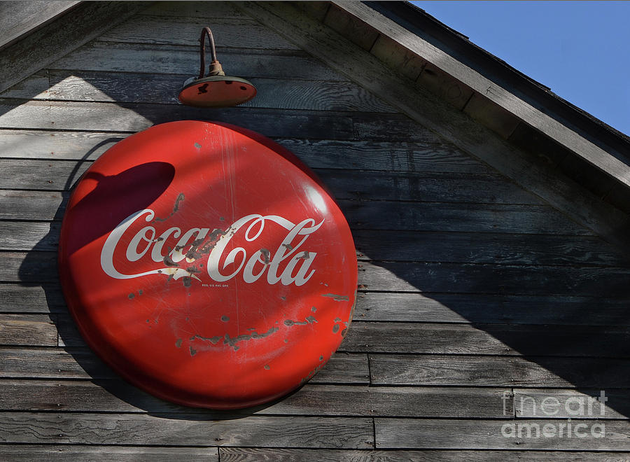 Vintage Coca Cola Sign Photograph