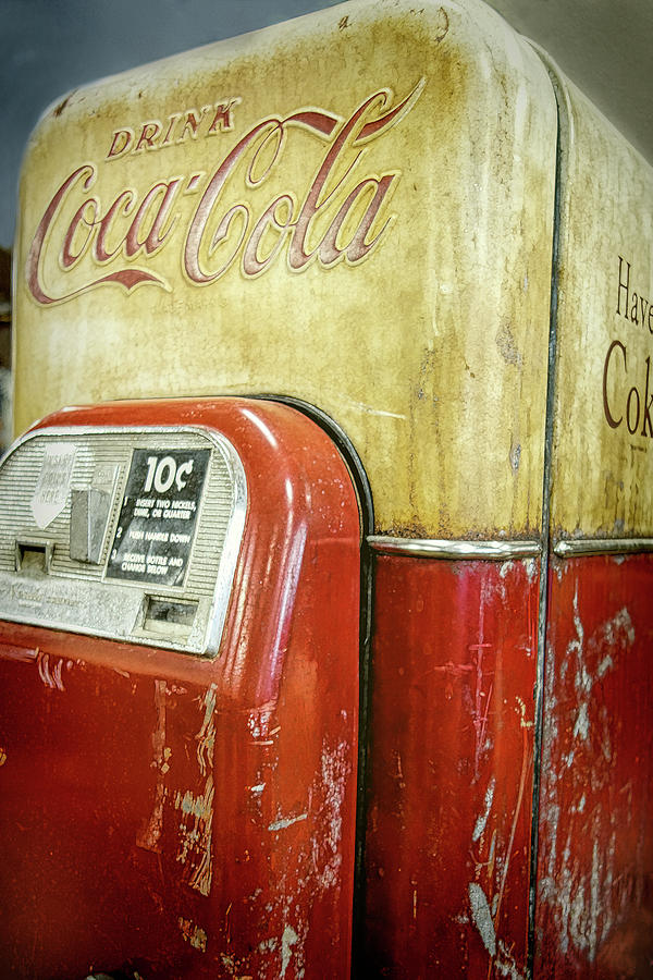 Vintage Cola Machine Photograph by Ann Powell