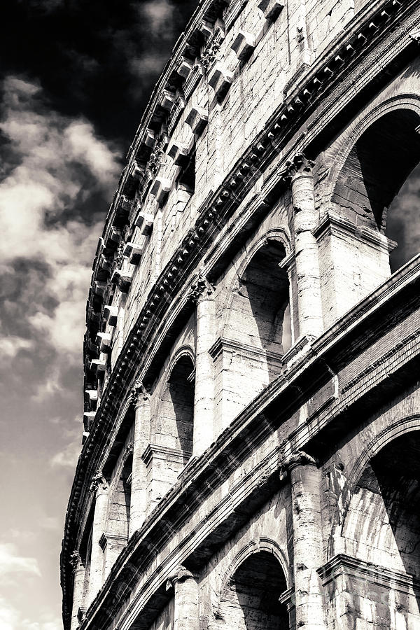 Vintage Colosseum in Rome Photograph by John Rizzuto