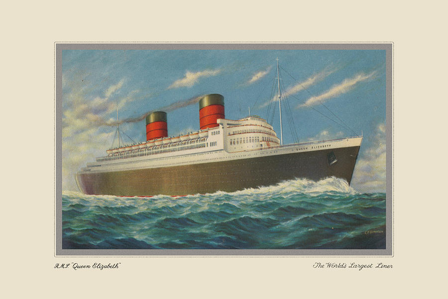 Transportation Painting - Vintage Cruise II by Unknown