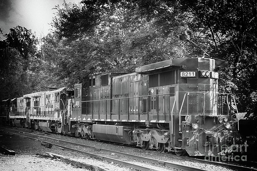 Vintage Diesel  Locomotive 8211 Photograph