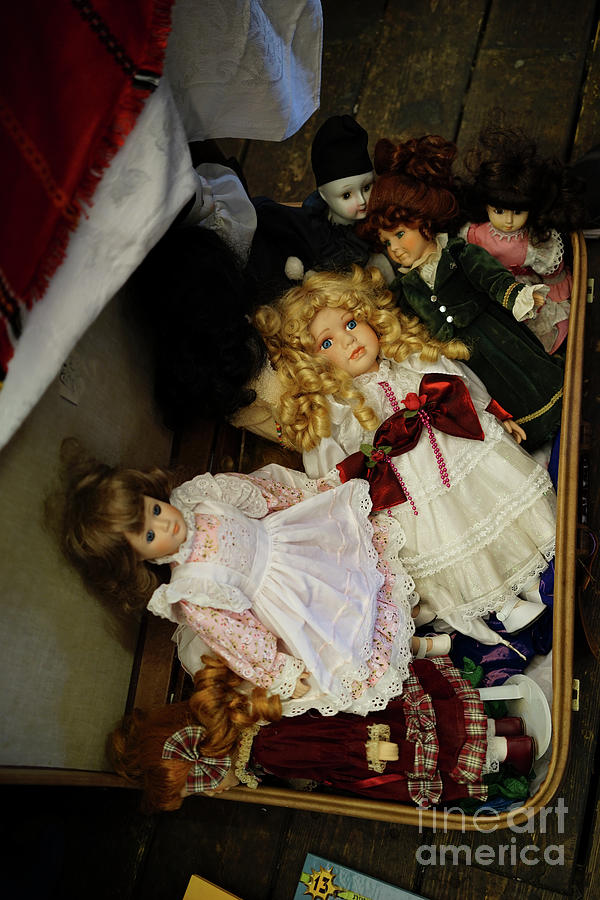 Vintage dolls h4 Photograph by Ofer Zilberstein