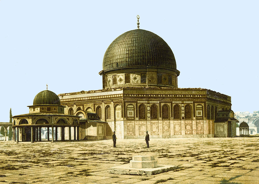 Vintage Dome of the Rock Photograph by Munir Alawi