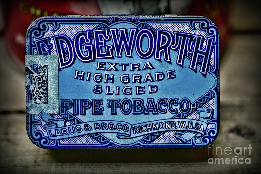 Vintage Edgeworth Pipe Tobacco Tin Photograph by Paul Ward