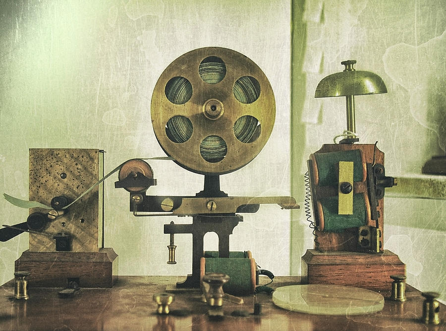 Vintage Effect Old Morse Code Telegraph Machine Photograph by Philip Openshaw