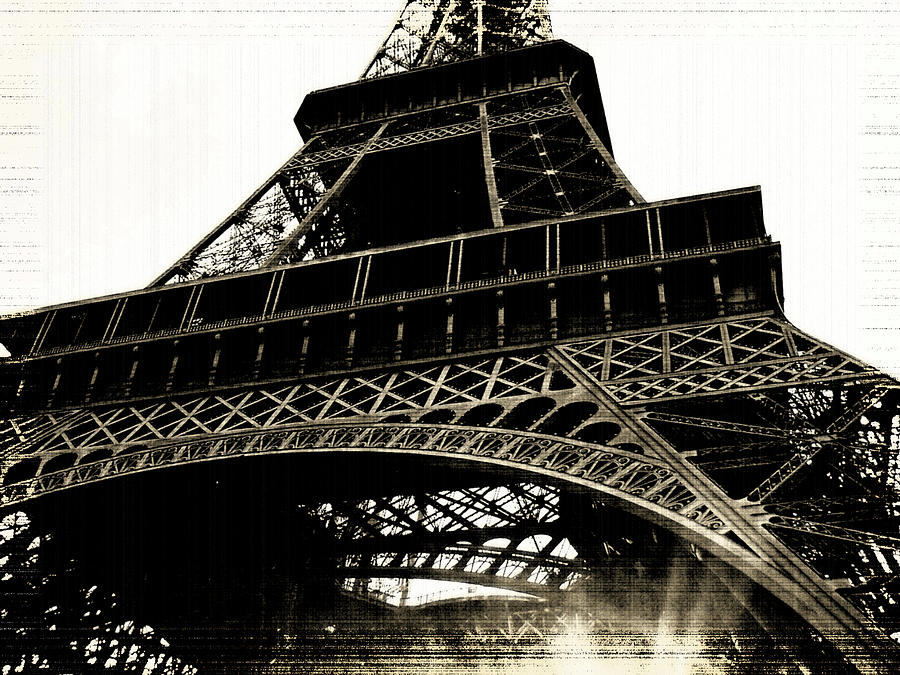Vintage Eiffel Tower Photograph by Debbie Oppermann
