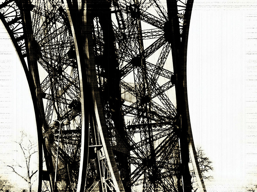 Vintage Eiffel Tower I Photograph by Debbie Oppermann