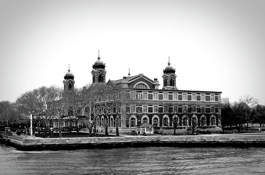 Vintage Ellis Island Photograph by Doc Braham
