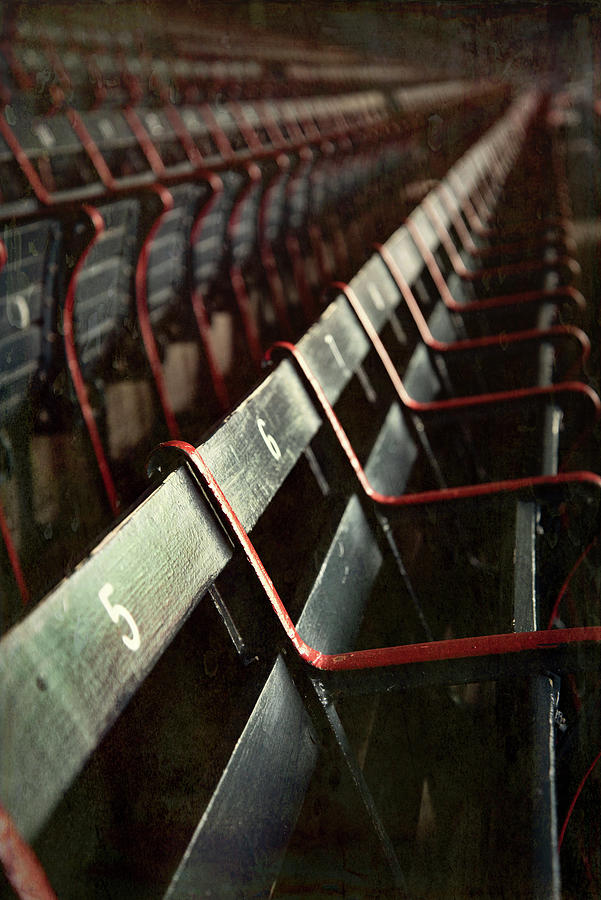 Vintage Fenway Park Seats Photograph by Joann Vitali