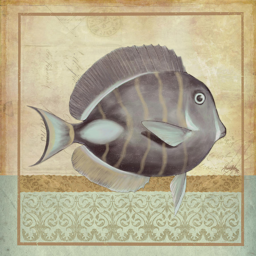 Vintage Fish II Digital Art by Elizabeth Medley - Fine Art America