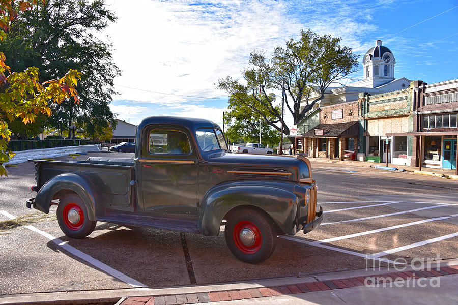 Vintage Ford in Mt. Vernon, Texas Photograph by Catherine Sherman