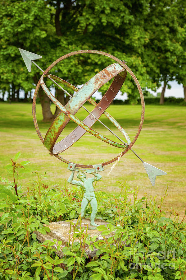 Vintage garden sundial Photograph by Sophie McAulay