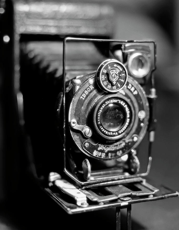 VINTAGE GERMAN VOIGSLANDER CAMERA c. 1925 Photograph by Daniel Hagerman