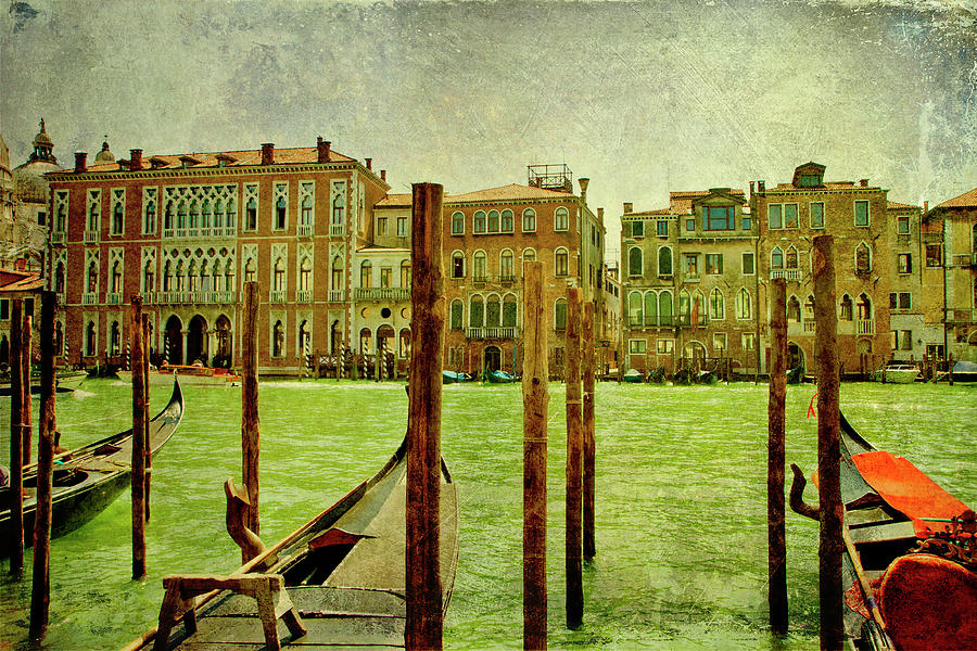 Vintage Grand Canal panorama by Luisa Vallon Fumi Vintage Grand Canal panorama by Luisa Vallon Fumi
