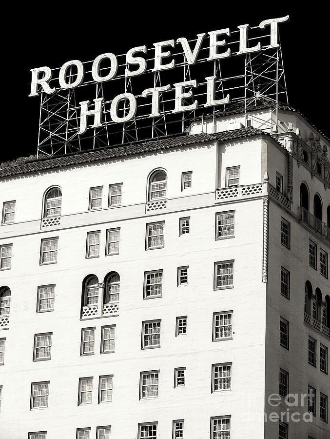 Vintage Hollywood Roosevelt Hotel Photograph by John Rizzuto