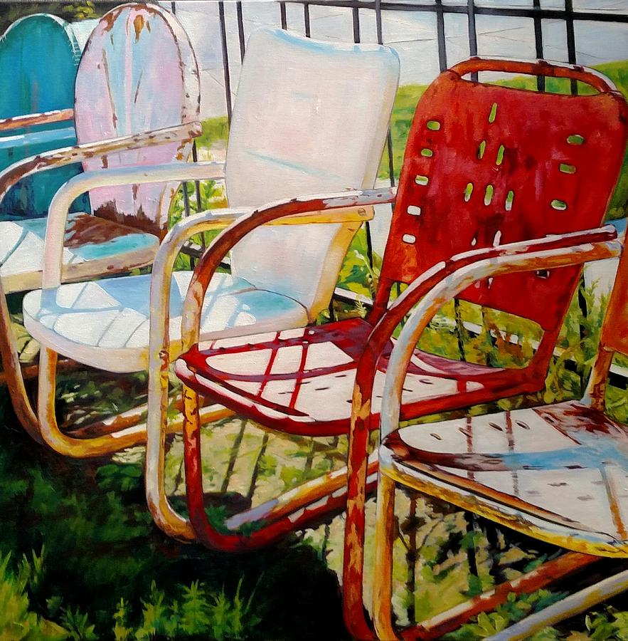 vintage lawn chairskatrina swanson