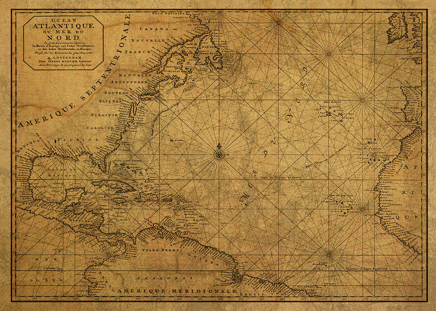 old nautical map