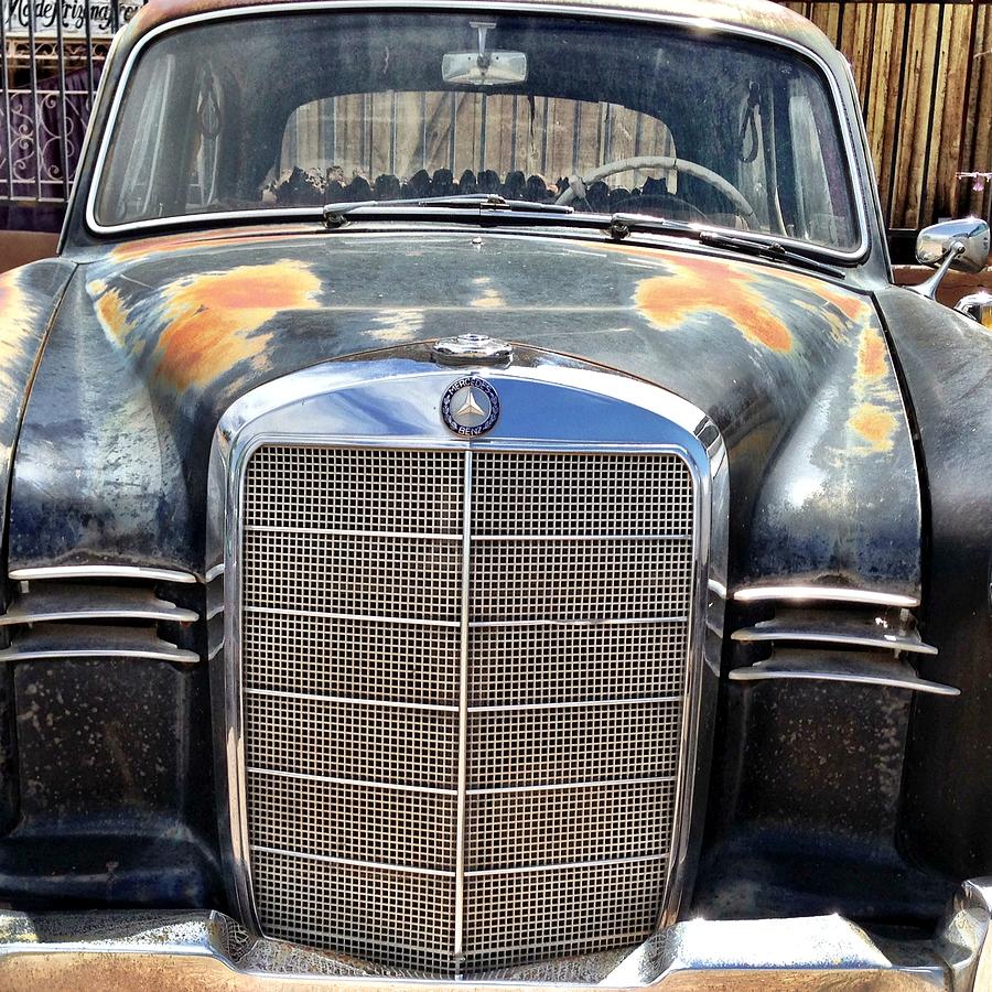 Old Car Photograph - Vintage Mercedes by Jan Hicks Old Car Photograph - Vintage Mercedes by Jan Hicks