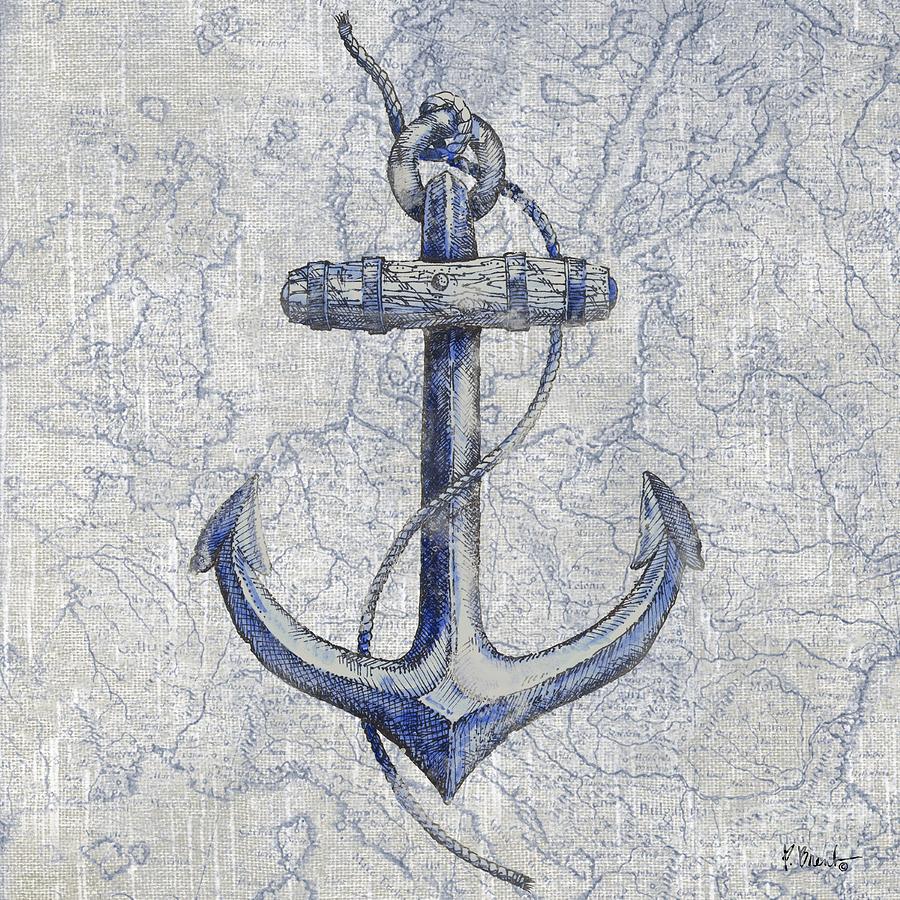 Rope Painting - Vintage Nautical I by Paul Brent