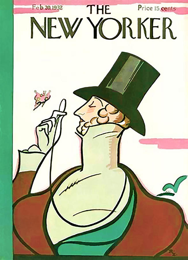 Skyline Digital Art - Vintage New Yorker Cover - Circa 1932 by Marlene Watson