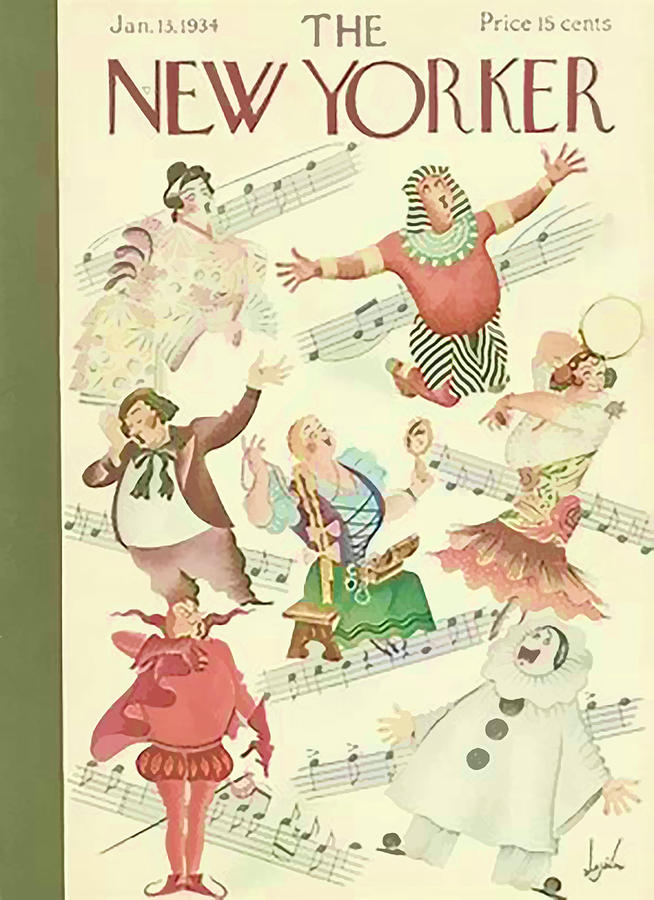 Vintage New Yorker Cover - Circa 1934 Digital Art by Marlene Watson
