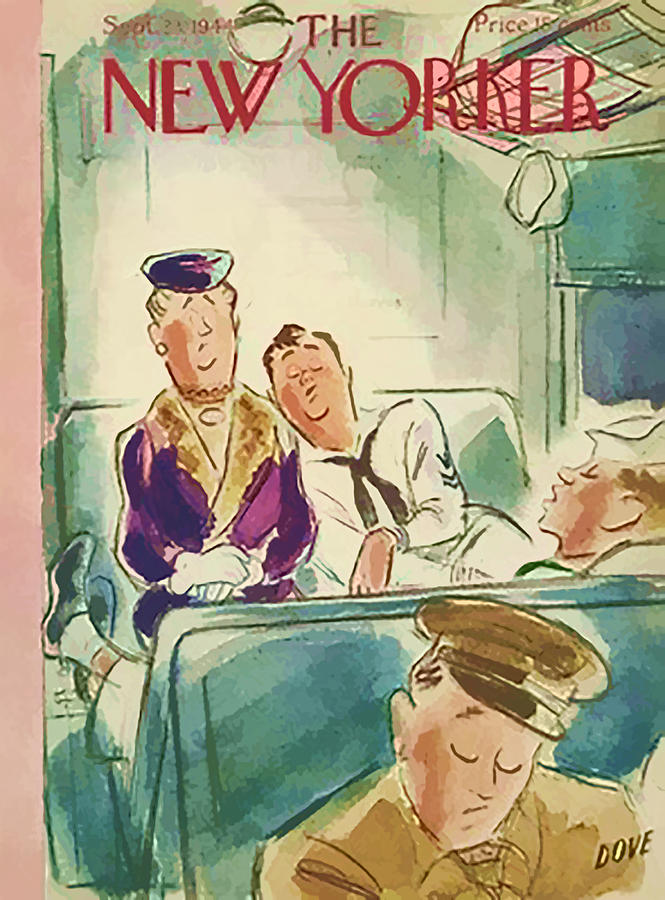 Magazine Cover Digital Art - Vintage New Yorker Cover - Circa 1944 by Marlene Watson