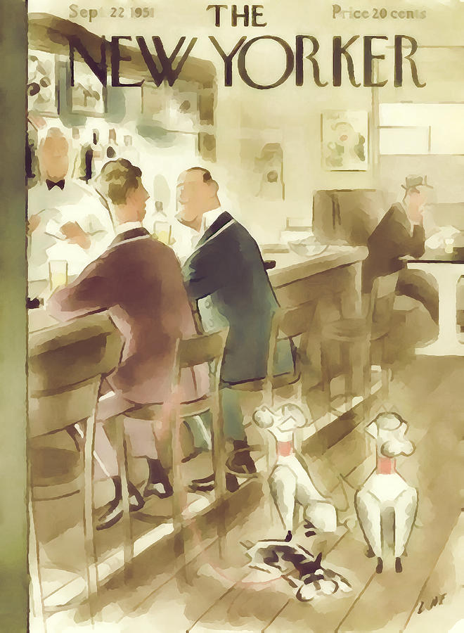 Vintage Digital Art - Vintage New Yorker Cover - Circa 1951 by Marlene Watson
