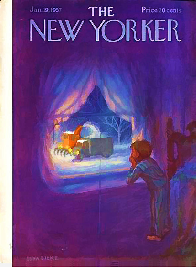 Vintage New Yorker Cover - Circa 1957-2 Digital Art by Marlene Watson