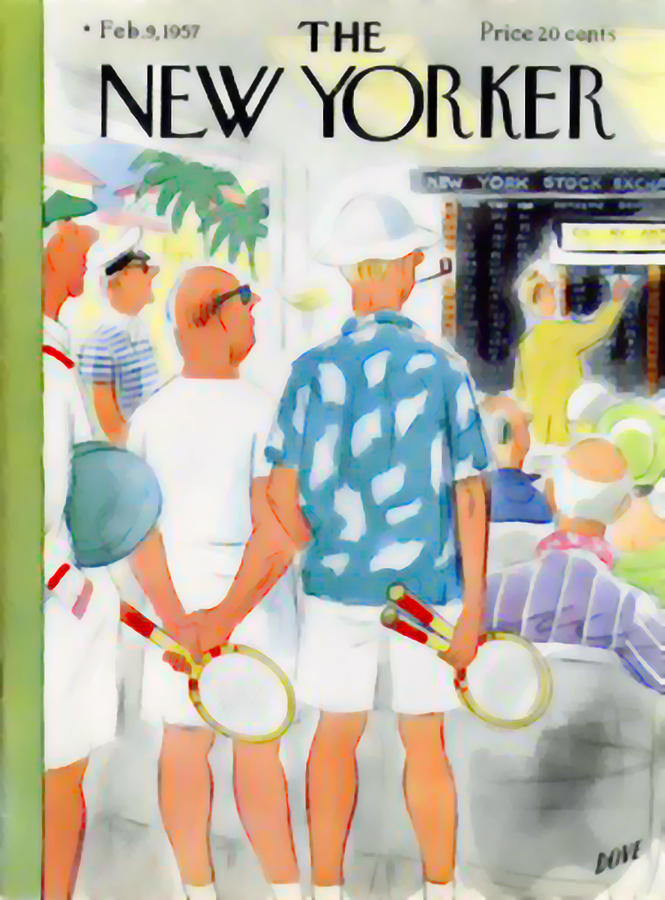 Vintage Digital Art - Vintage New Yorker Cover - Circa 1957 by Marlene Watson