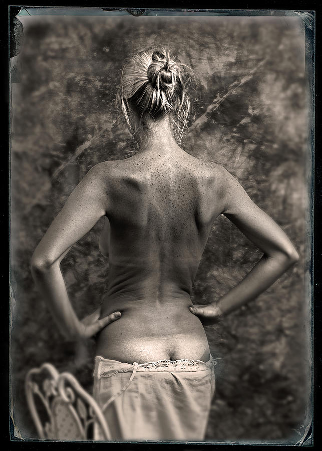 Vintage Nude Photograph by Peter Mrhar