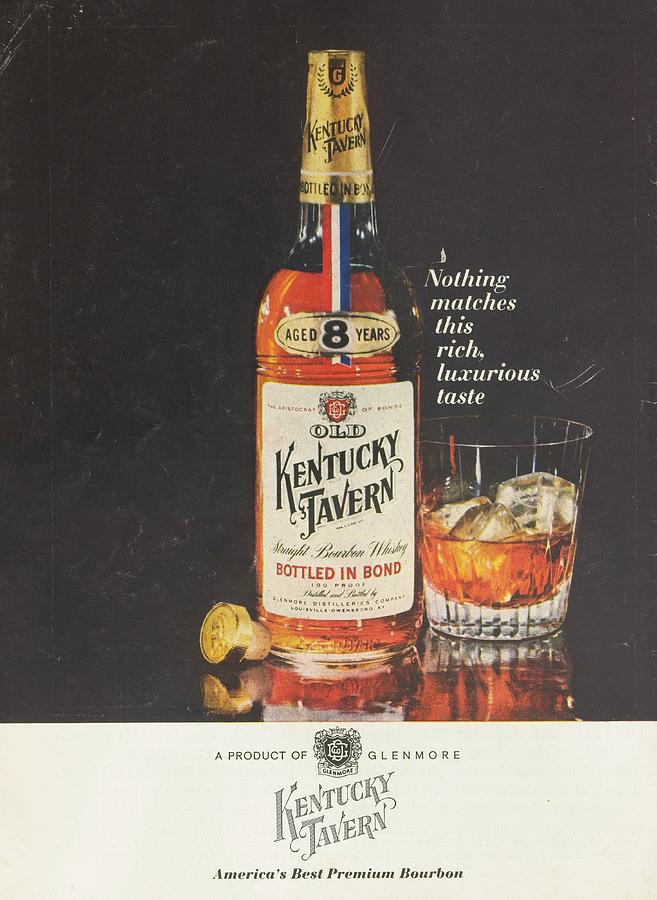 Vintage Old Kentucky Tavern Bourbon Advertisement Photograph by Robert ...