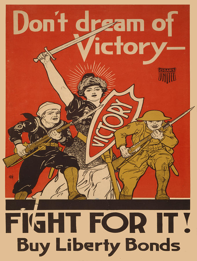 Vintage poster - Don't Dream of Victory Painting by Vintage Images ...