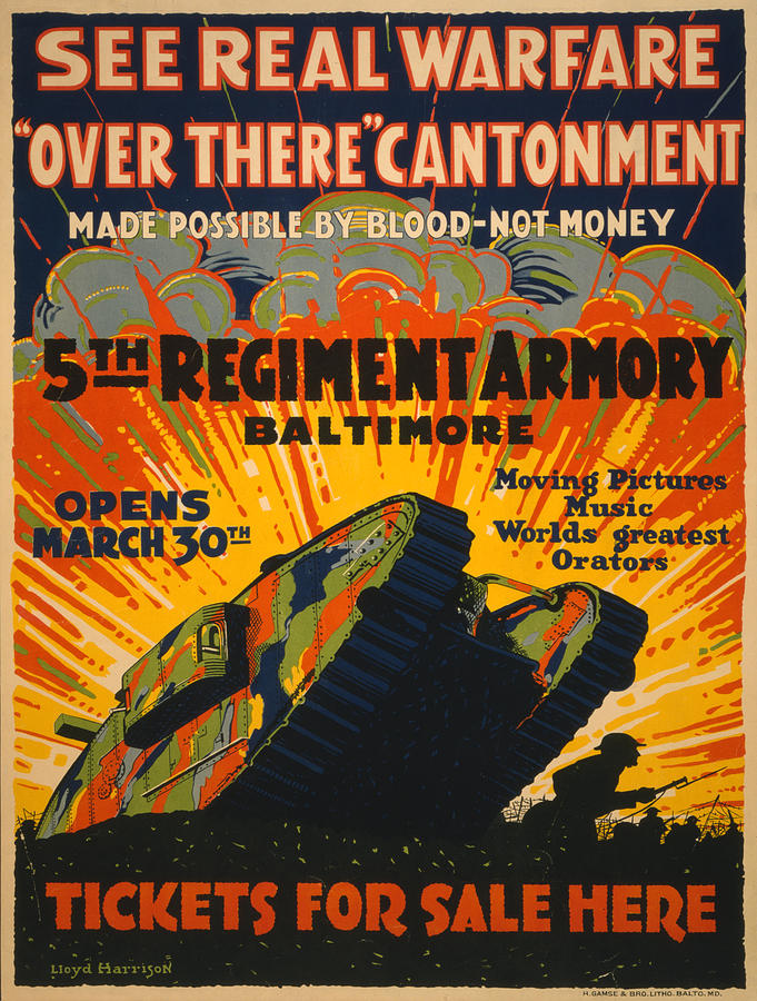 Vintage poster - Fifth Regiment Armory Painting by Vintage Images ...