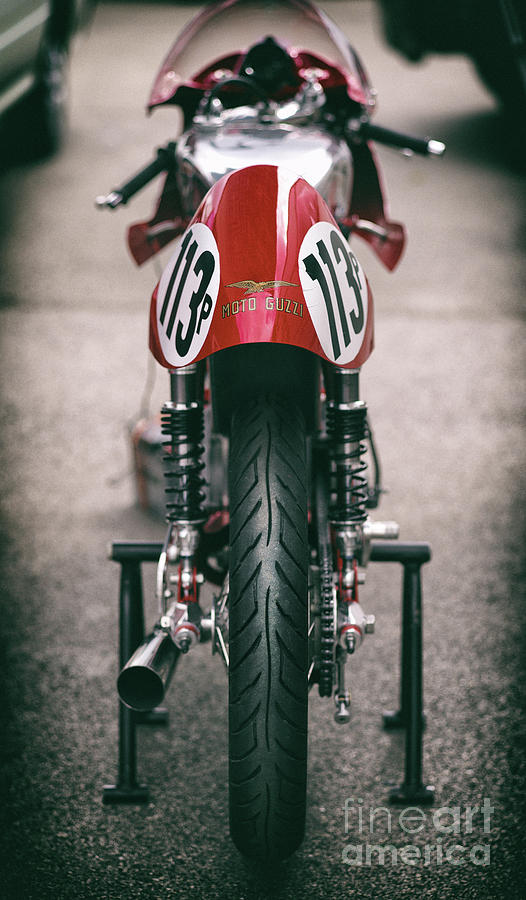 Vintage Racing Moto Guzzi Photograph by Tim Gainey