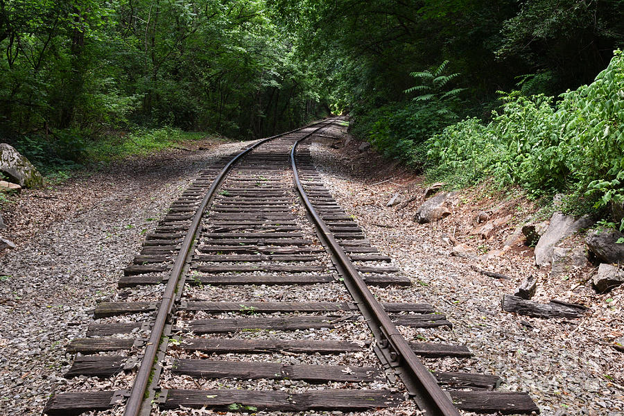 Vintage Railroad Track 5 Photograph by Phil Perkins