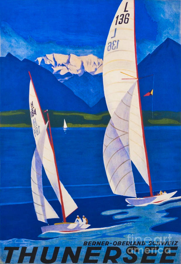 Vintage Sailing Digital Art by Steven Parker