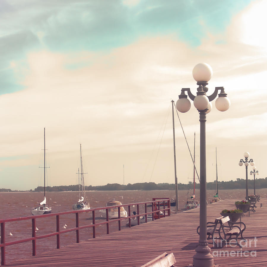 Sunshine Photograph - Vintage Sea Port by Andrekart Photography Sunshine Photograph - Vintage Sea Port by Andrekart Photography