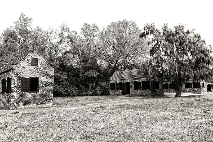 Vintage Slave Quarters at Boone Hall Plantation Photograph by John Rizzuto
