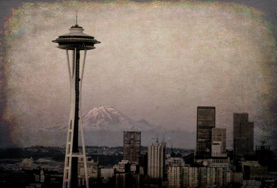 Vintage Space Needle  Photograph by Cathy Anderson