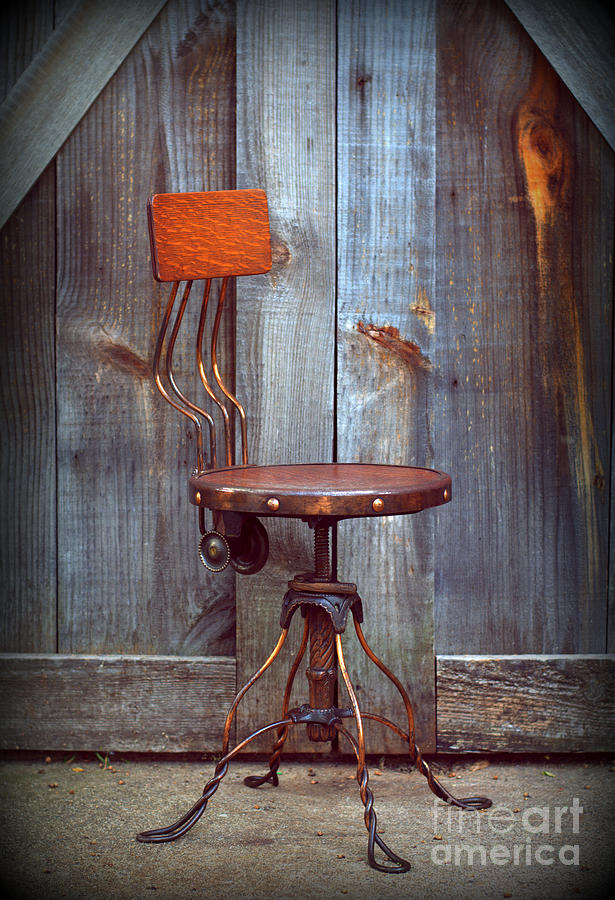 Vintage Steampunk Style Chair Photograph