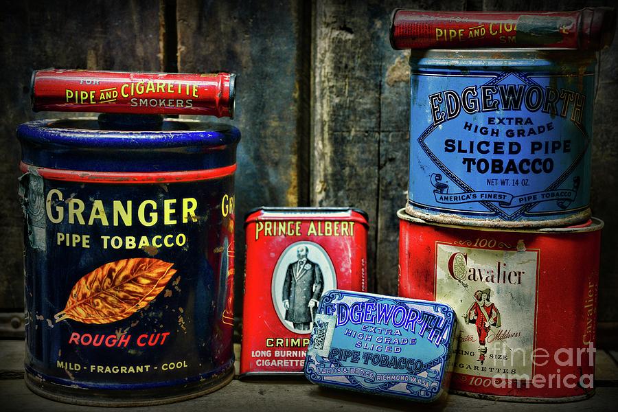 Vintage Tobacco Tins Photograph by Paul Ward