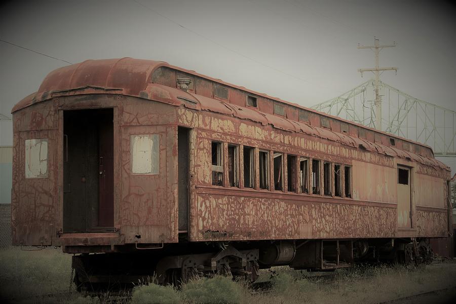 Vintage Train Car Photograph by Peggy McCormick