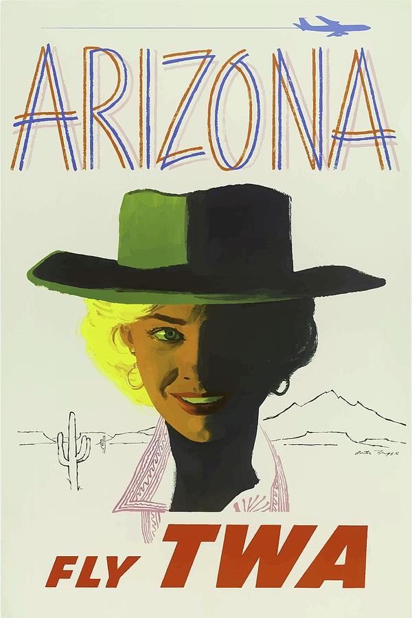 Vintage Travel Poster Arizona 3 Mixed Media by Movie Poster Prints