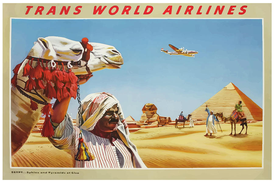 Vintage EGYPT CAIRO Travel Retro Posters Prints Art Tourism Holiday Home Decor 