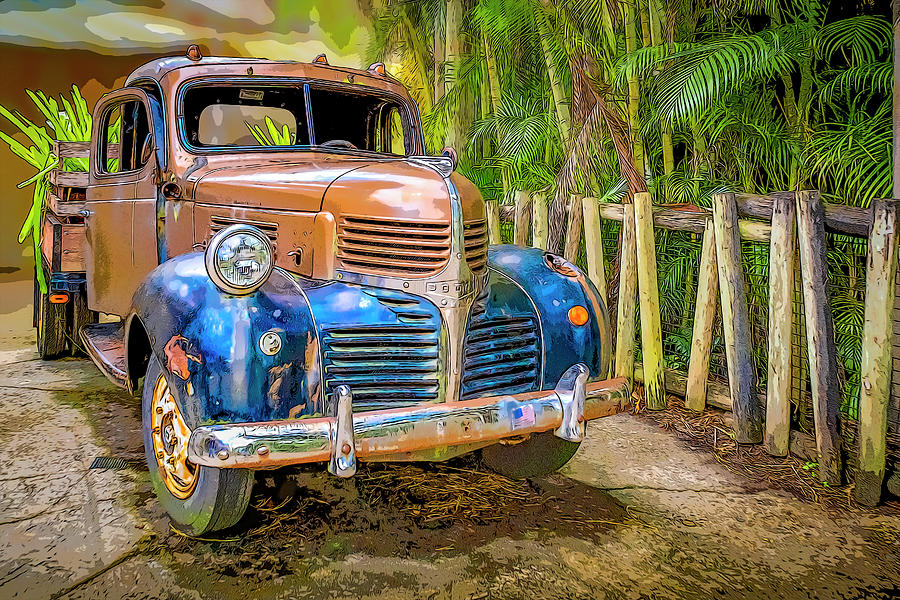 Vintage Truck in the tropics by Manny DaCunha Vintage Truck in the tropics by Manny DaCunha