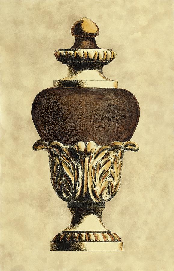 Vintage Painting - Vintage Urn I by Vision Studio