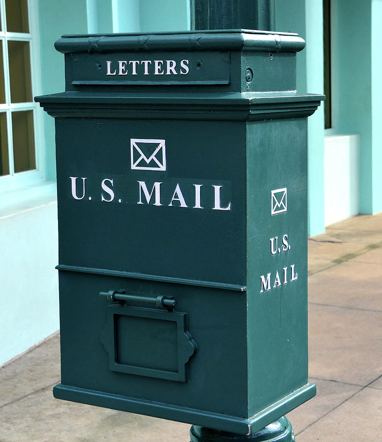 Vintage US mail box Photograph by David Lee Thompson - Fine Art America