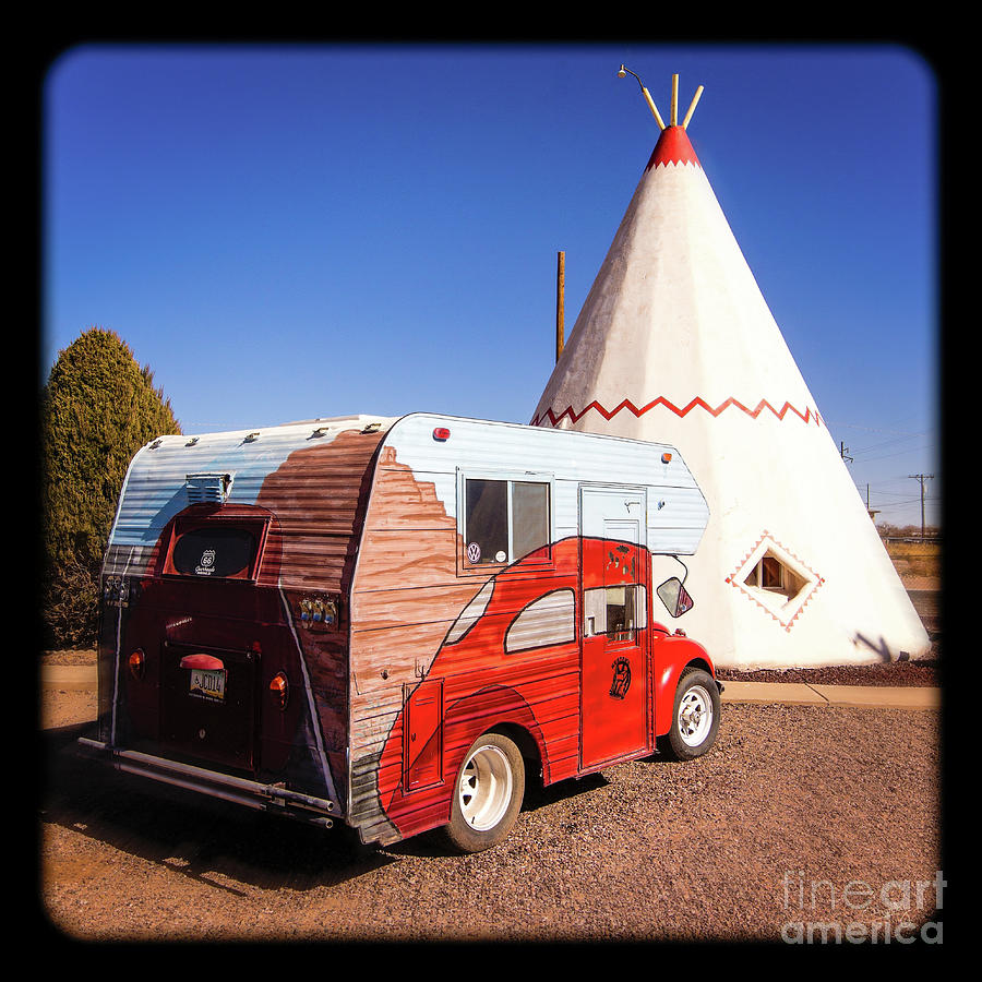 Vintage Volkswagon Beatle Camper  Photograph by Imagery by Charly