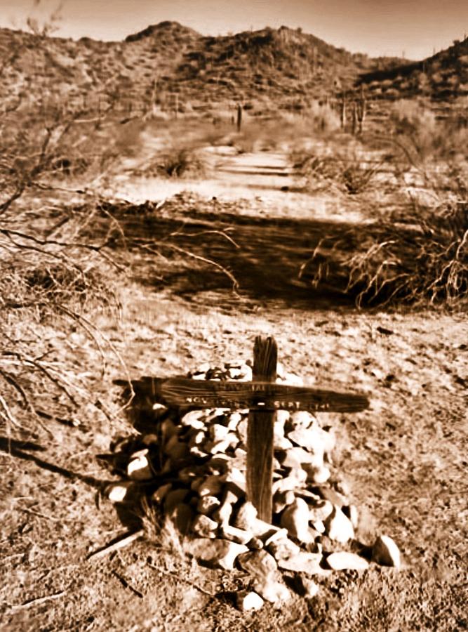 Vintage West - Mystery Grave Photograph by Judy Kennedy